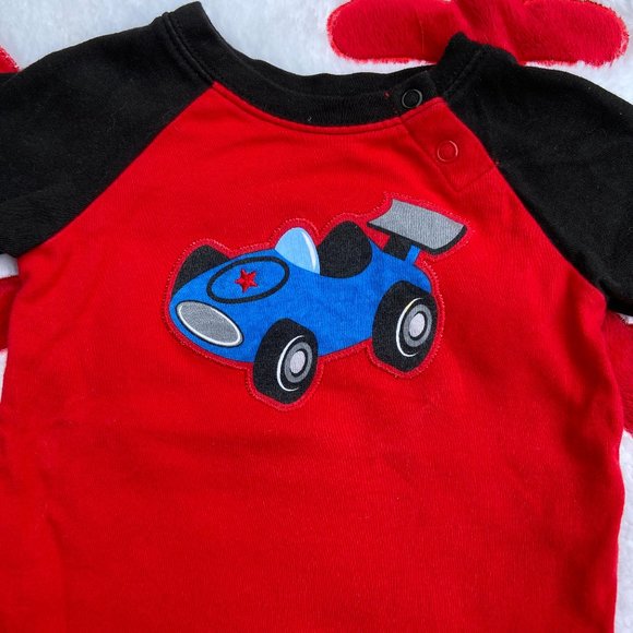 Garanimals Baby Boy 6-12 Month Onesie Bodysuit Red - Picture 3 of 5